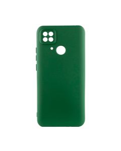 Чехол Original Soft Touch Case for Xiaomi Redmi 10с/Poco C40 Green with Camera Lens