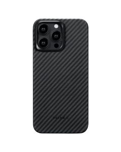 Чохол Pitaka iPhone 15 Pro Case with MagSafe Black/Grey (KI1501P)