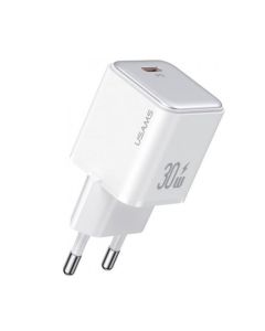 МЗП Usams US-CC186 X-ron Single USB PD30W Fast Charger White (CC186TC02)