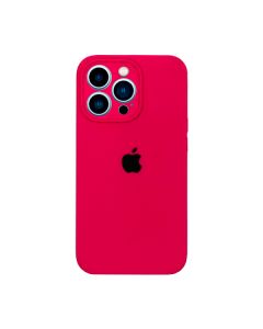 Чехол Soft Touch для Apple iPhone 13 Pro Hot Pink with Camera Lens Protection