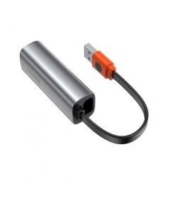 HUB Baseus Steel Cannon Series USB-A Gigabit LAN Adapter (CAHUB-AD0G)