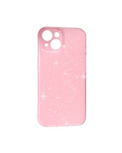 Чехол Silicon Shiny Case iPhone 15 Glitter Pink