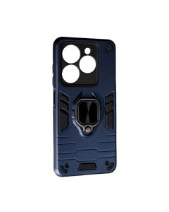 Чохол Armor Antishock Case для Infinix Hot 40i with Ring Dark Blue with Camera Lens