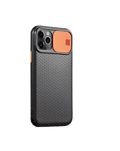 Чохол накладка Camshield TPU для iPhone 11 Black/Orange