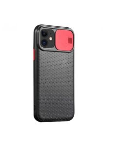 Чехол накладка Camshield TPU для iPhone 11 Black/Red