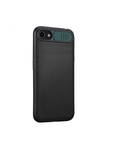 Чехол накладка Camshield TPU для iPhone 7/8/SE 2020 Black/Green