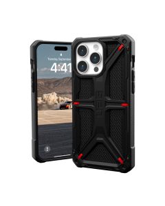 Чохол URBAN ARMOR GEAR iPhone 15 Pro Monarch Kevlar Black (114278113940)
