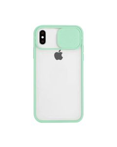 Чехол накладка Camshield Mate TPU для iPhone X/XS Green