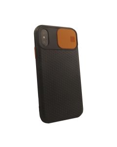 Чохол накладка Camshield TPU для iPhone XS Max Black/Orange