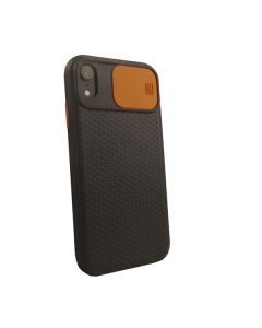 Чохол накладка Camshield TPU для iPhone XR Black/Orange