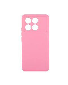 Чехол Original Soft Touch Case for Xiaomi Poco X6 Pro 5G Pink with Camera Lens