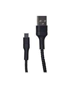 Кабель XO NB51 Micro USB 1m 2.1A Black