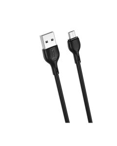 Кабель XO NB200 Micro USB 1m 2.1A Black