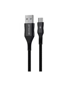 Кабель Proove Braided Scout Micro USB 2.4A 1m Black