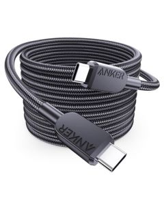 Кабель Anker Powerline 310 USB Type-C to USB Type-C 0.9m 240W Nylon Black (A81D5H11)
