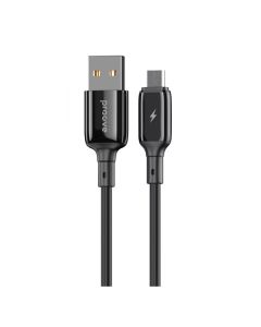 Кабель Proove Flex Metal Micro USB 2.4A 1m Black