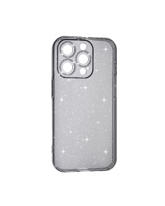 Чохол Silicon Shiny Case iPhone 13 Pro Glitter Clear/Black