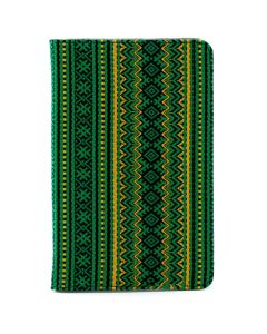 Сумка книжка универсальная для планшетов Lagoda 9-10 дюймов Green Embroidery