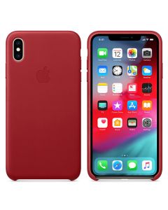 Чохол Leather Case 1:1 для iPhone Xs Max Red