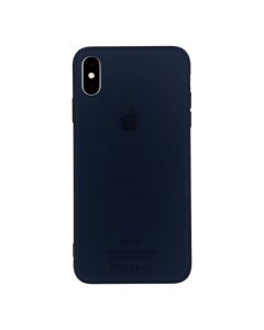 Чехол Leather Case для iPhone XS Max Dark Blue