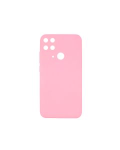 Чехол Original Soft Touch Case for Xiaomi Redmi 10с/Poco C40 Light Pink with Camera Lens