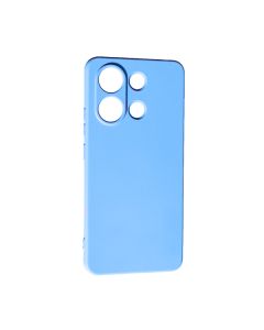 Чехол Original Soft Touch Case for Xiaomi Redmi Note13 4G Light Blue with Camera Lens