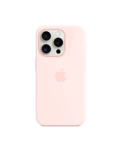 Чохол Apple iPhone 15 Pro Max Silicone Case with MagSafe Light Pink (MT1U3)