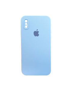 Чохол Soft Touch для Apple iPhone X/XS Lilac Blue with Camera Lens Protection Square