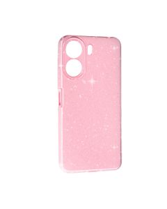 Чехол Silicon Shiny Case Xiaomi 13C/Poco C65 Glitter Pink