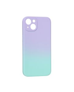 Чехол накладка Silicon Gradient Case для iPhone 13/14 Lilac/Mint