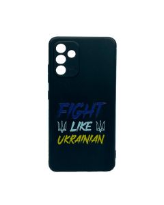 Чехол Wave We are Ukraine Case Samsung M13-M135/M23-M236 Black Fight Like Ukrainian with Camera Lens