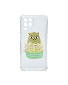 Чохол Wave Cute Case для Samsung M33-2022/M336 Clear Cat is a Mood with Camera Lens