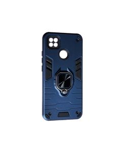 Чохол Armor Antishock Case для Xiaomi Redmi 9c/10a with Ring Dark Blue with Camera Lens