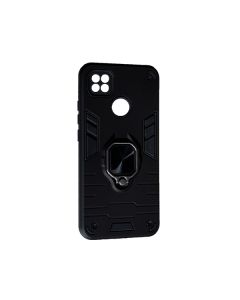 Чохол Armor Antishock Case для Xiaomi Redmi 9c/10a with Ring Black with Camera Lens
