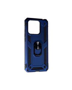 Чохол Armor Antishock Case для Xiaomi Redmi 10с/Poco C40 with Ring Dark Blue