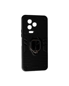 Чохол Armor Antishock Case для Infinix Note 12 Pro with Ring Black with Camera Lens