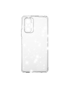 Чохол Silicon Glitter Case для Xiaomi Redmi Note10 Pro/Note 10 Pro Max Clear with Camera Lens