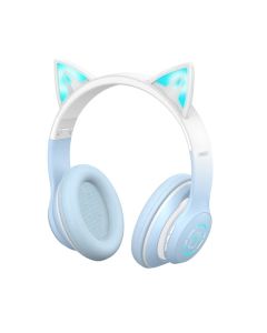 Bluetooth Навушники XO BE38 Cats Ear Blue