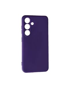 Чехол Original Soft Touch Case for Samsung S24/S921B Deep Purple with Camera Lens