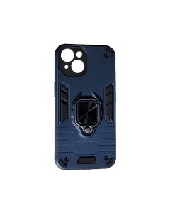 Чохол Armor Antishok Case для iPhone 14 with Ring Dark Blue with Camera Lens