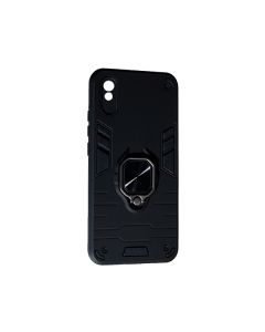 Чехол Armor Antishock Case для Xiaomi Redmi 9a with Ring Black with Camera Lens