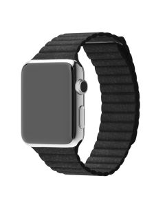 Ремешок для Apple Watch 38mm/40mm Magnetic Leather Loop Black