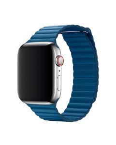 Ремешок для Apple Watch 42mm/44mm Magnetic Leather Loop Cape Blue