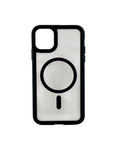 Чохол накладка Mate Plus Metal Buttons Case with MagSafe для iPhone 15 Black