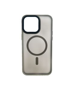 Чохол накладка Mate Plus Metal Buttons Case with MagSafe для iPhone 12/12 Pro Grey