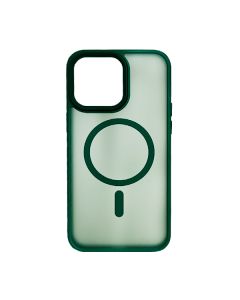 Чохол накладка Mate Plus Metal Buttons Case with MagSafe для iPhone 12 Pro Max Green