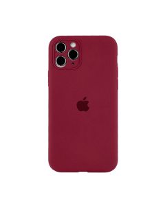 Чехол Original Soft Touch Case for iPhone12 Pro Marsala with Camera Lens