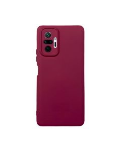 Чохол Original Soft Touch Case for Xiaomi Redmi Note 10 Pro/Note 10 Pro Max Marsala with Camera Lens (2)