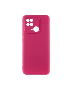 Чехол Original Soft Touch Case for Xiaomi Redmi 10с/Poco C40 Marsala  with Camera Lens