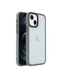 Чохол накладка Mate Plus Metal Buttons Case для iPhone 13/14 Grey